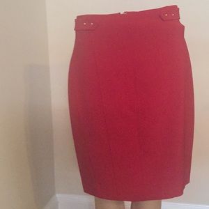 ladies Red WHBM pencil skirt. Worn once!